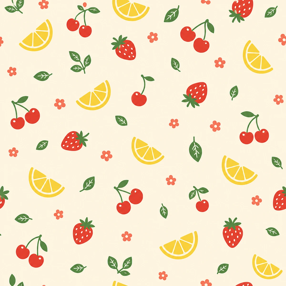 Picnic Fruit nail design